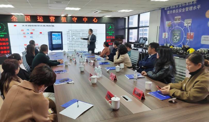 淄博市桓臺(tái)縣民政局領(lǐng)導(dǎo)一行蒞臨峻海物聯(lián)考察調(diào)研