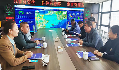 遼寧省朝陽市民政局領(lǐng)導(dǎo)一行蒞臨峻海物聯(lián)實地調(diào)研